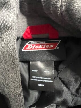 Dickies Gray Jacket with Red Loop and Black Lining